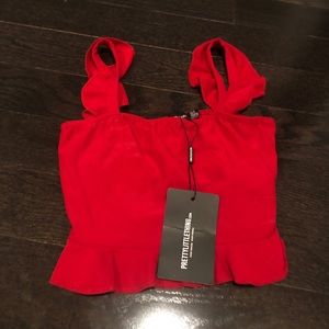 Brand new, tag on prettylittlething top